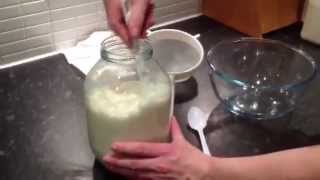 sieving kefir [upl. by Wauters]