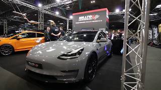 Tesla Active Sound 3 CyberTruck S X Milltek AutoSport Int [upl. by Bel618]