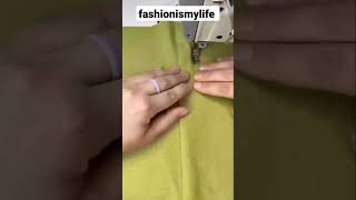 How do you attach a zipper to clothing zipper zipperpocket fashion clothing clothesdenimviral [upl. by Alak]