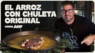 Arroz con chuleta Como Dani  La original e increíble receta de Dani García [upl. by Vel410]