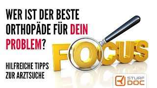 Wer ist der beste Orthopäde für DEIN Problem Tipps zur Arztsuche [upl. by Aterg]