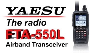 Yaesu FTA550L Handheld Airband Transceiver at MLampS [upl. by Agna]