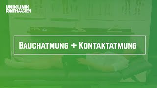 Atemtraining Bauchatmung amp Kontaktatmung [upl. by Eneleoj]