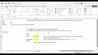 Put Option Intrinsic Value and calculation of Profits or Losses [upl. by Musette]