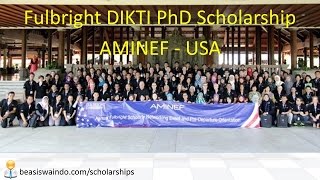 Beasiswa Fulbright DIKTI AMINEF S3 di AMERIKA 150415 [upl. by Solnit]