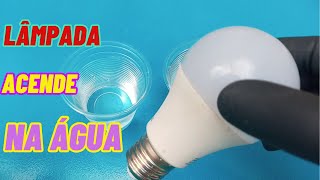 luz de emergência que acende na água mini inversor [upl. by Rockwell667]