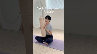 Foam Roller Neck amp Shoulder Release  Quick Tension Relief [upl. by Kienan]