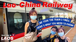 Our LAOCHINA RAILWAY LCR Experience 🇱🇦  How to buy Tickets Station amp Train Tour Pros amp Cons [upl. by Sudhir]