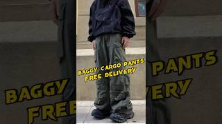 Baggy cargo pants thrift store in india delhi ⚡️  How to start thrift store india  thevitalthings [upl. by Ecilef]