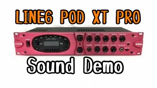 LINE6 POD XT PRO DEMO [upl. by Ikcin]