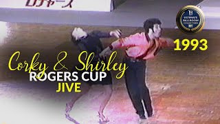 1993 Corky and Shirley Ballas Jive at The Rogers Cup JBDF [upl. by Kary431]