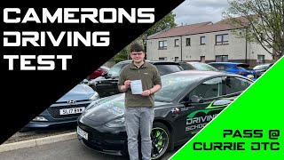 Real Driving Test  Currie  Cameron [upl. by Arak263]