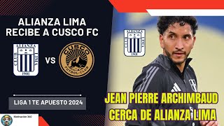 Jean Pierre Archimbaud cerca de Alianza Lima  La previa del Alianza Lima vs Cusco FC por la Liga 1 [upl. by Amory]