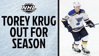 Torey Krug to miss 202425 season with ankle injury [upl. by Siskind]