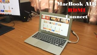 Connect MacBook Air to external Display with HDMI cable  BlueRigger [upl. by Eleaffar]