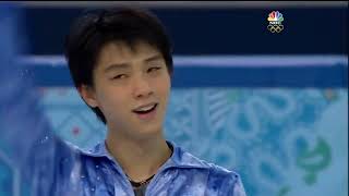 Yuzuru Hanyu Olympic games 2014 team SP NBC [upl. by Arbed]