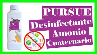 CÓMO USAR el PURSUE DESINFECTANTE de AMWAY y su RENDIMIENTO💰  Compuesto por AMONIO CUATERNARIO [upl. by Samuella]