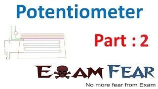 Potentiometer physics class 12 part 2 [upl. by Eyt389]