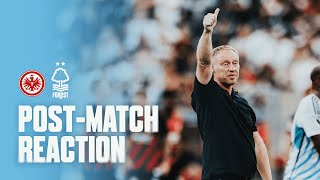 POSTMATCH REACTION STEVE COOPER  EINTRACHT FRANKFURT V NOTTINGHAM FOREST [upl. by Omsare]