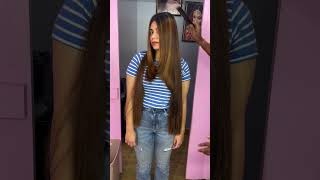 Girls haircut hairstyle hair colour brown youtubeshorts youtubevide [upl. by Dnomasor]