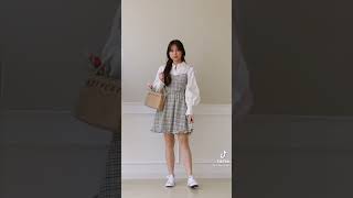 How to style a dress Video Stylish clothes for women Trendy fashion outfits Korean fashion [upl. by Ephrayim]