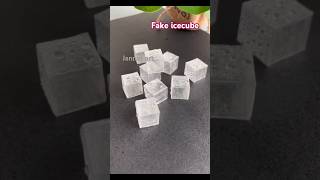 how to make fake icecube with cello tape 🧊😍 diy icecube cellotape shorts satisfying art [upl. by Erdna957]