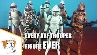 EVERY Hasbro 375quot CLONE ARF TROOPER Figure [upl. by Norej]