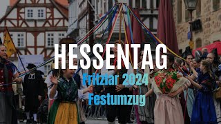 Hessentag 2024 Fritzlar Germany 4K walking tour [upl. by Marni420]