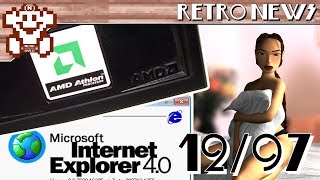 AMD bringt spieltaugliche CPUs  Internet Explorer 4 erschienen  Lara als Filmstar  Retro 1297 [upl. by Sarid]