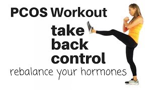 HOME FITNESS WOMENS WORKOUT  FOR PCOS AND IDEAL FOR MENOPAUSE  SPEED UP WEIGHT LOSS [upl. by Korfonta]