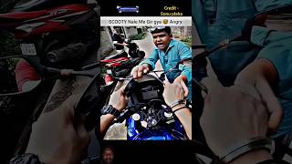 Scooty nali mein gir Gaya 😂 scooter r15 rider zx10r racebike bike [upl. by Anidnamra786]