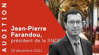 Grève crise sanitaire ouverture à la concurrence  laudition de JP Farandou 1512 [upl. by Lemhaj]