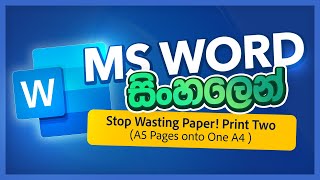 Stop Wasting Paper Print Two A5 Pages onto One A4  StepbyStep Guide [upl. by Aylmar479]