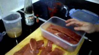 How to Make Biltong Part 2  Meat and Curing [upl. by Ahsihat]