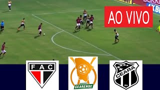 FERROVIARIO X CEARA AO VIVO COM IMAGENS I CEARENSE 2024 ASSISTA HOJE [upl. by Ellenahs657]