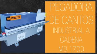 MB1750  Pegadora de cantos  MB Brezzo [upl. by Aikkin549]