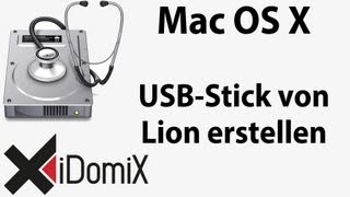 USB Stick mit Mac OS X Lion selbst erstellen Boot und Installations DVD Stick [upl. by Wende]