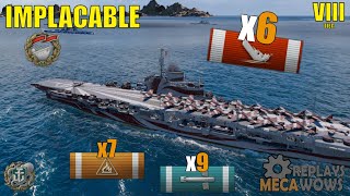 Implacable 6 Kills amp 127k Damage  World of Warships Gameplay [upl. by Ennaillek130]