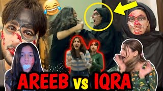 Iqra Kanwal and Areeb Horror Prank 🤡 [upl. by Linnea]