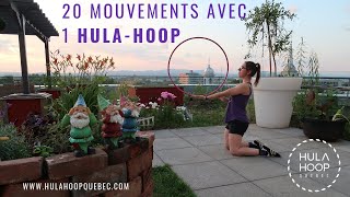 20 Mouvements de hulahoop pour les débutants [upl. by Ainoek]