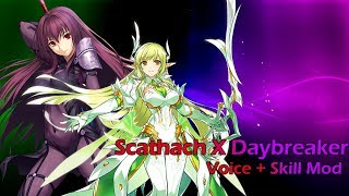 Elsword Daybreaker Mod Scathach Voice  Skill Mod [upl. by Lawford]