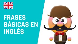 FRASES BÁSICAS EN INGLÉS  INGLÉS PARA NIÑOS CON MRPEA  ENGLISH FOR KIDS [upl. by Colpin937]