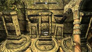 Skyrim Karthspire Pillar Puzzle [upl. by Ahsinaw]