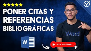 Cómo Poner CITAS y REFERENCIAS BIBLIOGRÁFICAS en Word  📑​ Aplicando las Normas APA 7ma Edición ​📑​ [upl. by Zumwalt232]