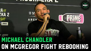 Michael Chandler on Conor McGregor I met with the UFC last night were working on things [upl. by Glanti457]