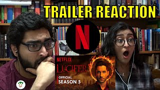 LUCIFER SEASON 5 TRAILER REACTION [upl. by Draned]