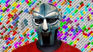 MF DOOM The Drop  Rhyme Scheme Highlighted [upl. by Portugal806]