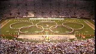 FSU Marching Chiefs 1992  Olympic Tribute Halftime Show Part 1 [upl. by Eboj]