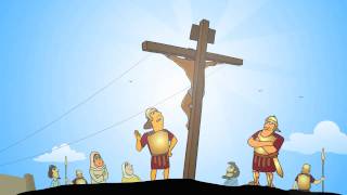 The Easter story animated 13  Jesus is nailed to a cross HD [upl. by Marcellus]