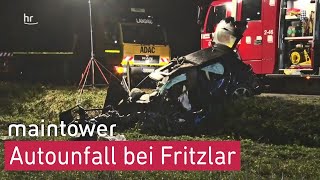 Schwerer Unfall in Nordhessen  maintower [upl. by Baker]